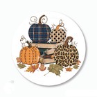 Autumn Pumpkins Book Lover Scrapbook Stickers Envelope Seals Party Favors Labels