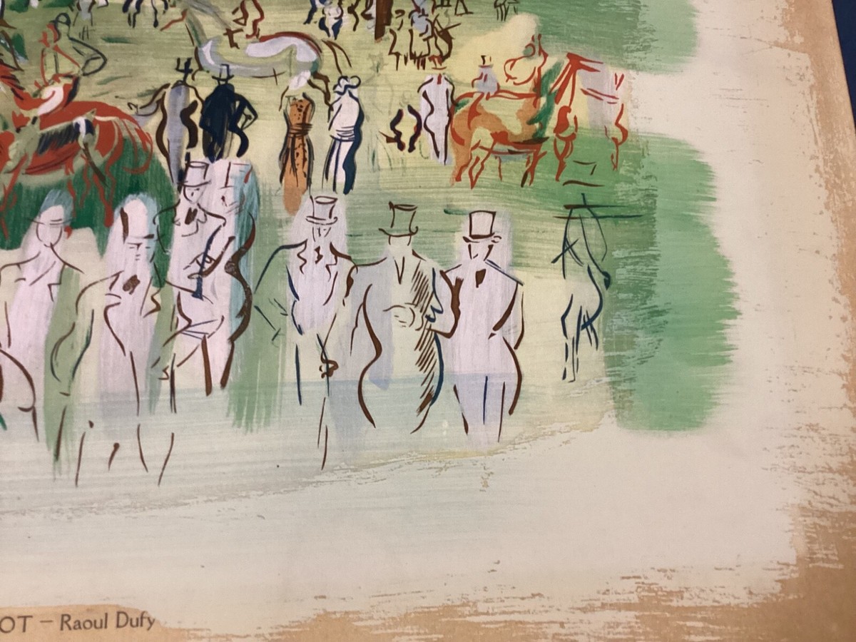 Raoul Dufy Hand-Colored Lithograph 