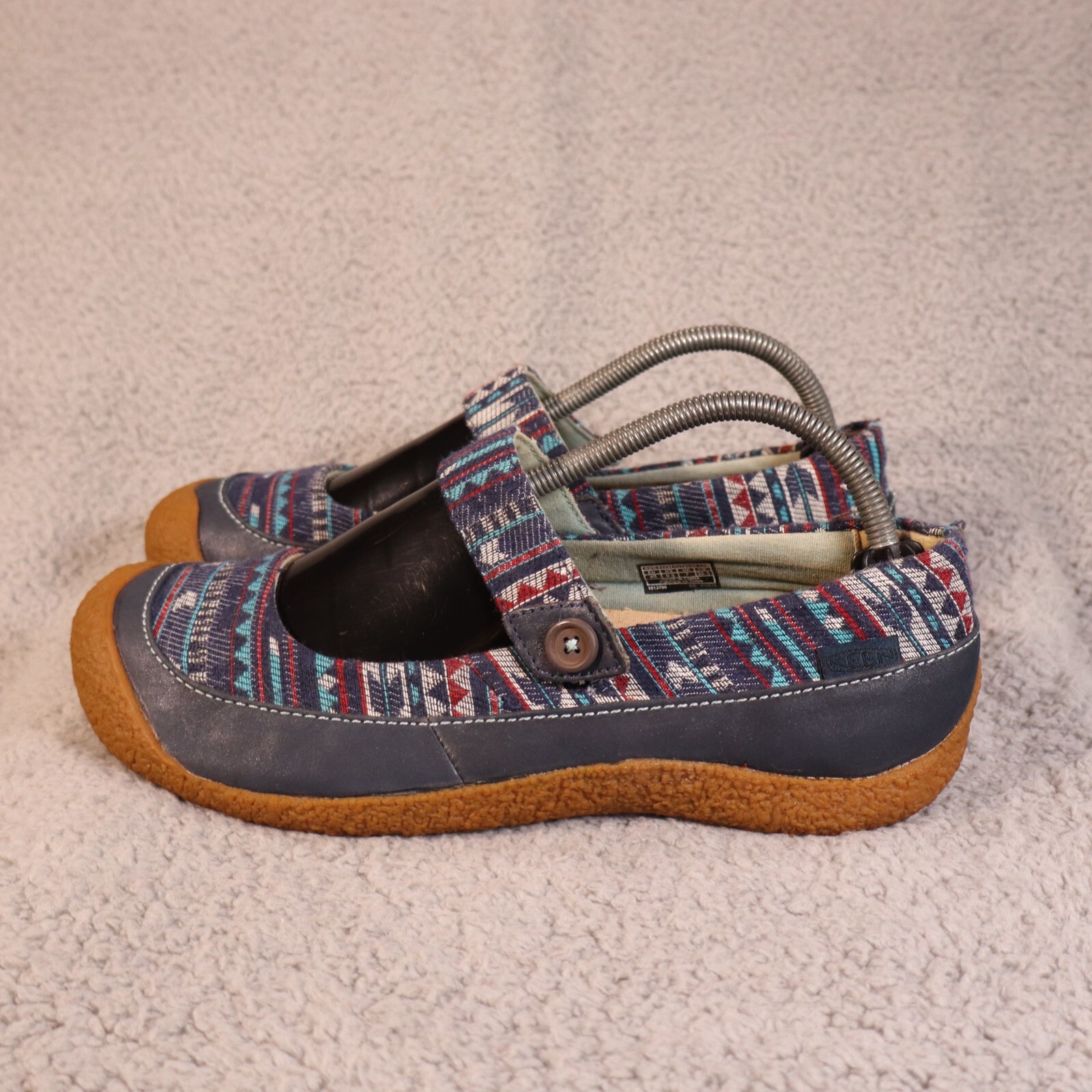 Scarpe casual KEEN Siena MJ Mary Jane ballerine donna 9 5 EU 40 stampa tribale tela