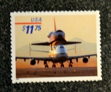 USA1998 3262 11.75 Piggyback Space Shuttle Single- Express Mint NH VF