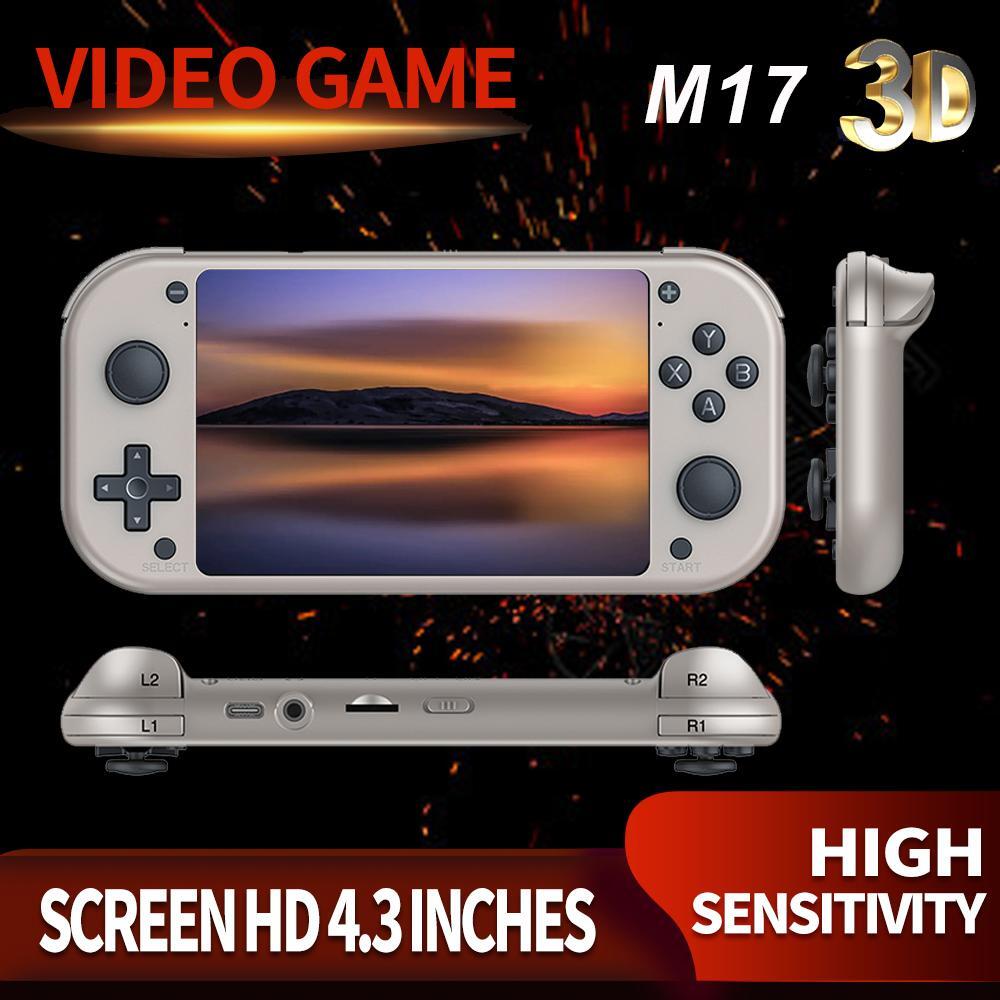 M17 Handheld Portable Game Console Linux System PSP/N64 4.3 Inch