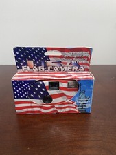 USA Preloaded Exposure 35mm Camera with Flash Flag Camera