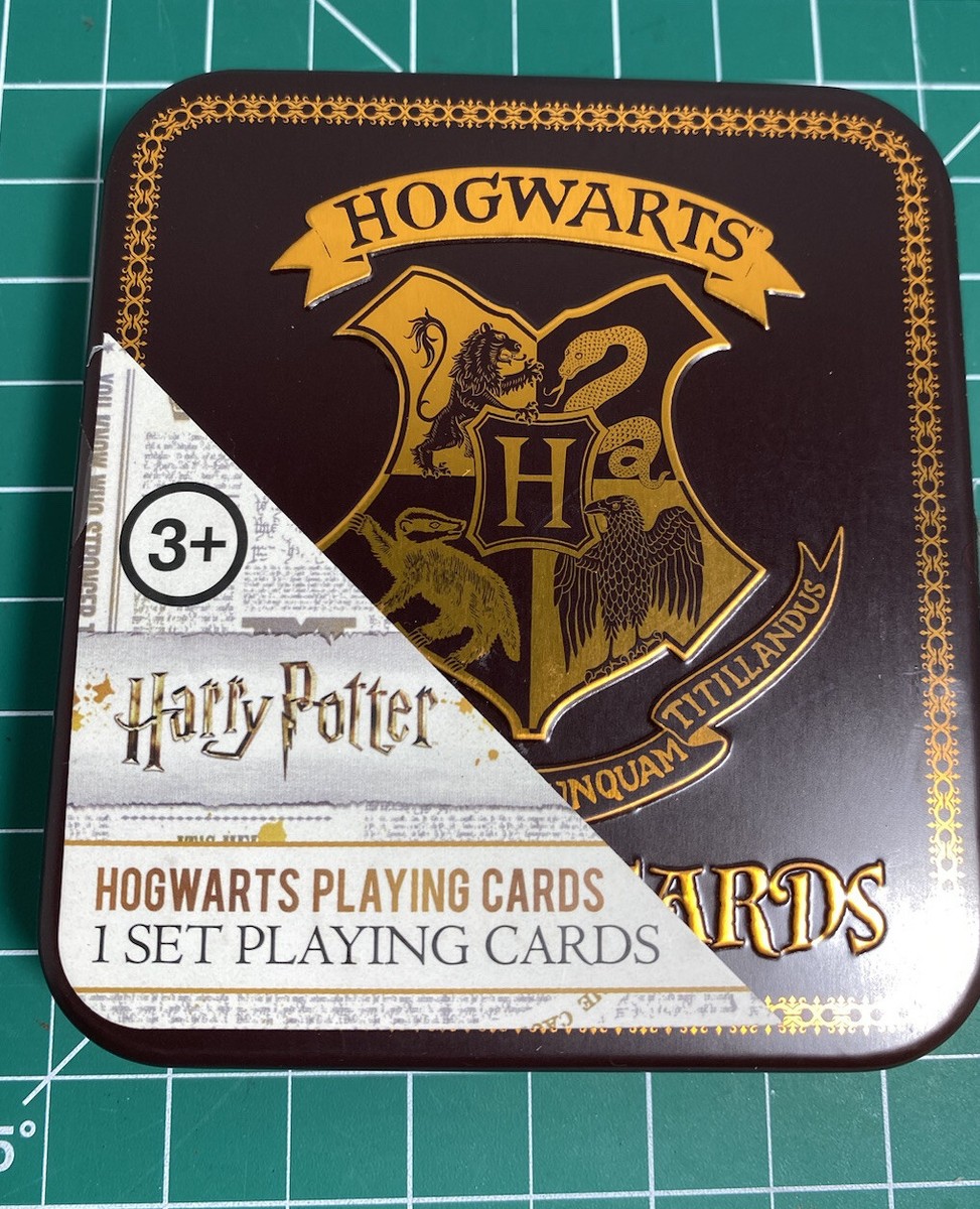 Harry Potter Hogwarts Playing Cards Collectors Tin Brand New