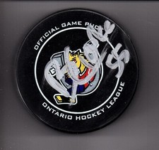 BRANDT CLARKE LA KINGS BARRIE COLTS GAME PUCK SIGNED AUTOGRAPHED PUCK COA