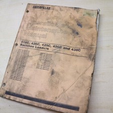 Caterpillar 416C 426C 428C 436C 438C Retroescavatore Manuale Manutenzione Operatore
