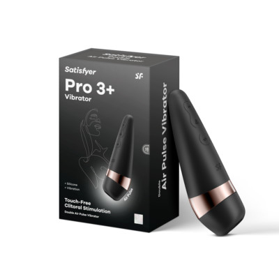 Satisfyer Pro 3+ Clitoral Stimulator + Vibrator - Clitoris Sucker, Waterproof