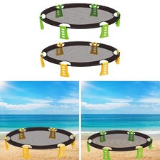 Roundnet Game Set Game Toys Beach Ball Set for Family Younger Players Indoor