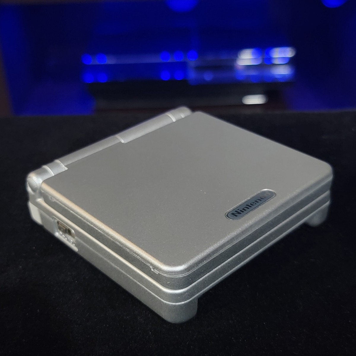 Silver Nintendo Game Boy Advance GBA SP IPS Adjustable Brightness