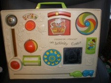 Vintage 1973 Fisher Price Activity Center Baby Toddler Crib Busy Board 134