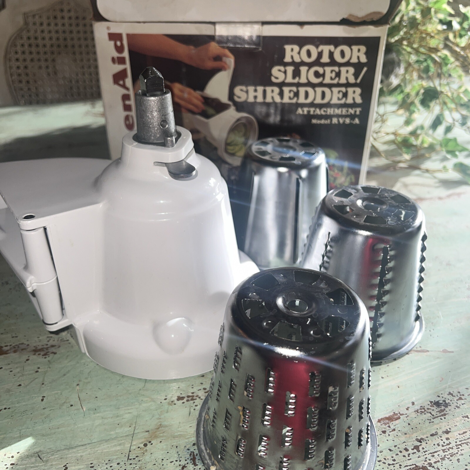 KitchenAid RVSA Rotor Slicer/Shredder Stand Mixer Attachment w/ Cones