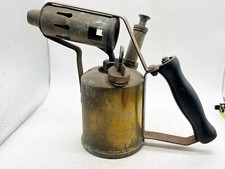 VINTAGE / ANTIQUE OLD BRASS BLOW TORCH LAMP - IDEAL FOR LAMP CONVERSION