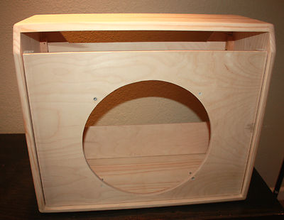 Rawcabs Bandmaster 1x15 empty pine unfinished empty combo cabinet