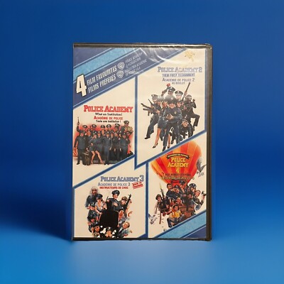 Police Academy 1-4 Collection: 4 Film Favorites (DVD, 2009, 2-Disc Set, Canadian