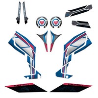Set Grafik Schutz 3D Gel Aufkleber Motorrad Yamaha Tenere 700 World Rally Kompat