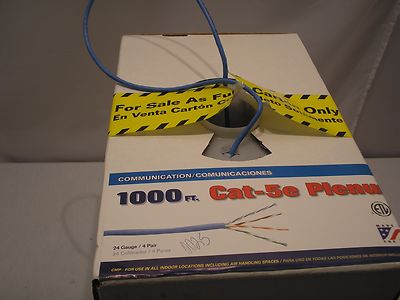 The Listing is for:(30 foot length) of Cat5e Plenum Rated Bulk Cable 