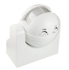 Occupancy Sensor PIR Motion Light Switch Wall Mounted 1200w max Adjustable White