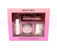 BeautyBio Spa Night In Cleanse Exfoliate And Hydrate at Home Facial Set BNIB