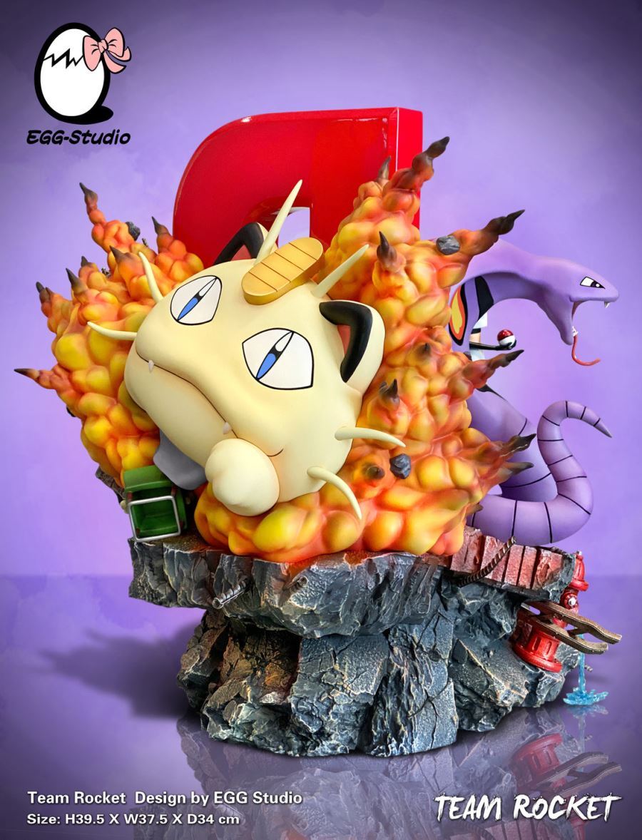NEW Egg Studio - Team Rocket Pokemon Resin Statue | eBay