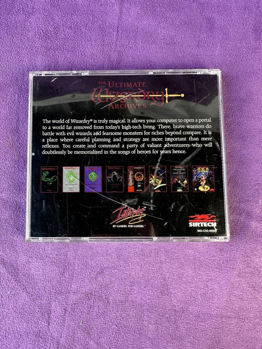 The Ultimate Wizardry Archives game ONLY CASE! 40421002702| eBay