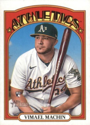 A9940- 2021 Topps Heritage BB # S 501-725 + Rookies -du Pick- 15 + Gratis US