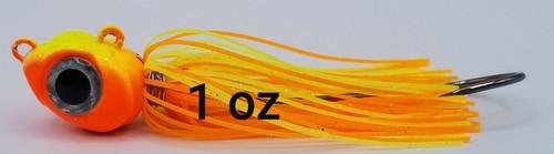 6pkg, Fluke Jig, Swing Tail Jig, Silicone Jig, Bucktail Jig, 3/8, 1, 2oz Striper - Picture 5 of 18