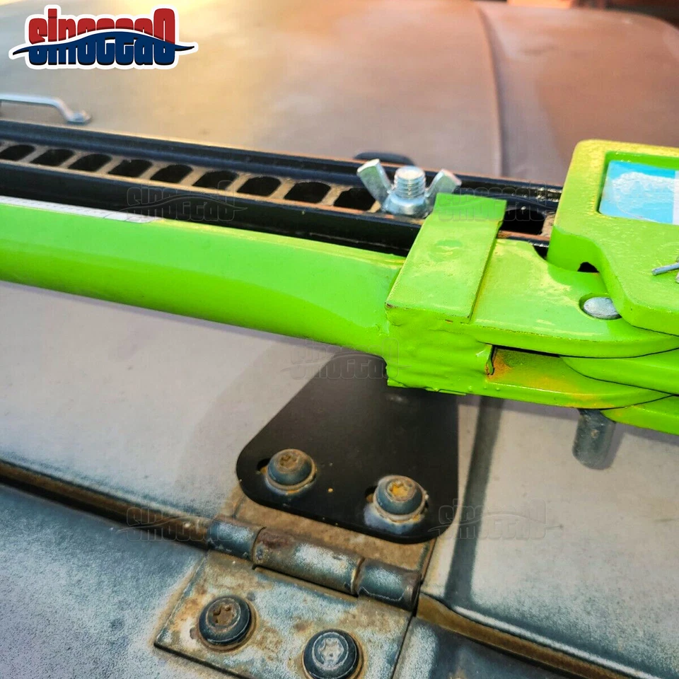 Подходит для Jeep CJ/YJ/TJ 1944-2006 годов выпуска внедорожный домкрат с высоким подъемом кронштейны для крепления на капот - Изображение 4 из 4