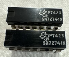 SN72741N INTEGRATED CIRCUIT TEXAS INSTRUMENTS - Lot Of 2 New Old Stock