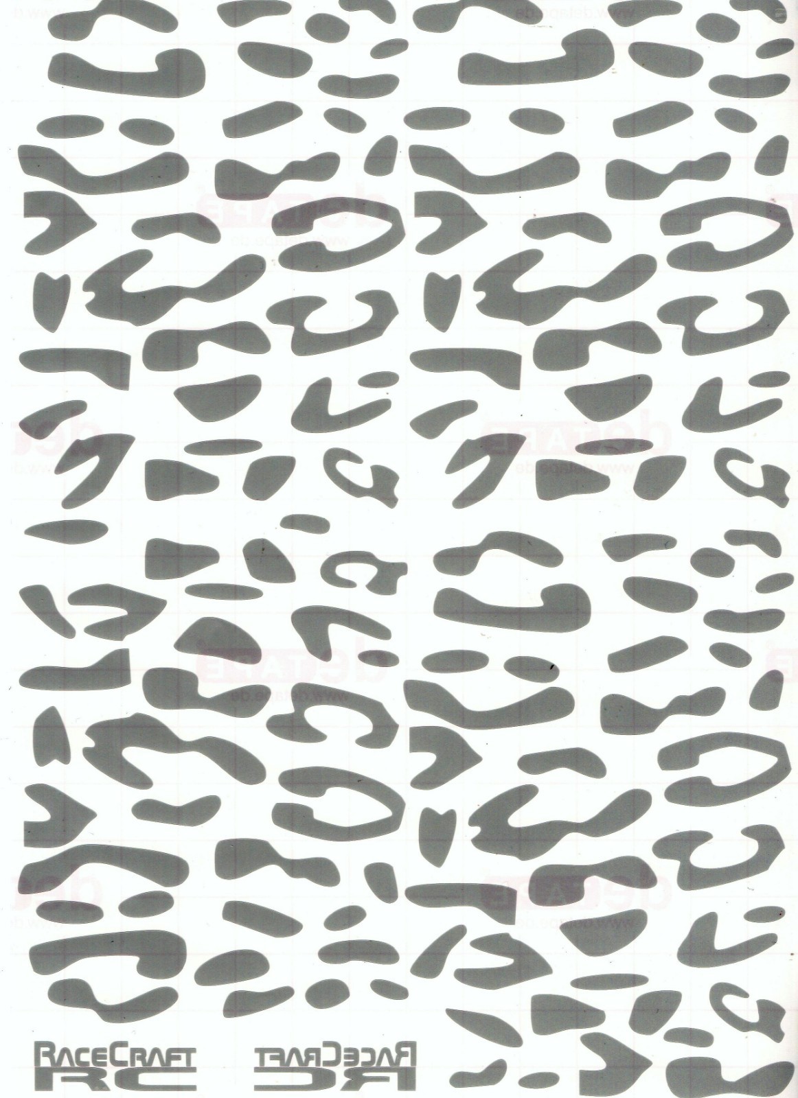 Sel Adhesive Paint MaskLeopard Print For 1/12 1/10 1/8 eBay