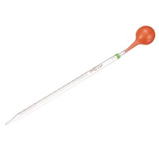 1 Set Graduated Dropper Pipettes Kit 15ml Borosilicate Glass Pipette Clear