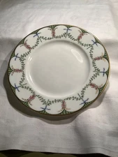 Festivites Ceralene Raynaud Limoges Bread Butter 6.5” unused mint