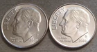 SELLING AS SHOWN - 2010 P & 2010 D UNCIRCULATED ROOSEVELT DIMES * 2 DIMES ** 641