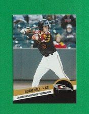 ADAM HALL 2019 Choice RC SAL Top Prospects #10 GCL Orioles Rookie South Card*. rookie card picture