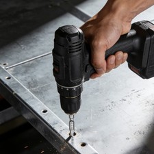 6Pcs SAE Drill Tap Set 3-in-1 HSS 4341 Titanium Drilling Tapping Deburring Tool