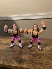 WWF Hasbro Bret “The Hitman” Hart Purple Heart Wrestling 1991 Rare WWE Vintage