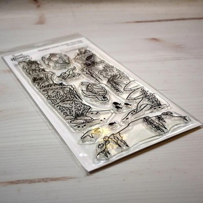 Sweet November Stamps, clear stamp, Horizon Lines: Under the Sea