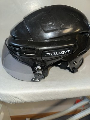 Bauer Hockey Helmet Senior Large Black W/ Oakley Smoke Visor