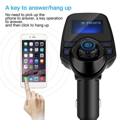 T11 Bluetooth Car Handsfree Kit MP3 Player FM Transmitter for Vehicle Audio