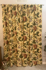 6 Waverly Laurel Springs Curtain Panels Lined Hidden Tab Top 00 Cotton 81"X46"