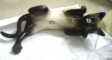 Beswick England Siam Katze liegend aus Porzel...