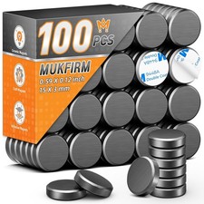 200 Pack Strong Craft Magnets for Fridge, Ceramic Magnet for Crafts Strong, Adhe