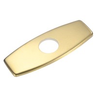 Armaturen-Deckplatte, 6-Zoll FüR Badezimmer/KüChe, GebüRstetes Gold