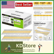 Heavy-Duty Galvanized Metal Connector Nails for Secure Framing