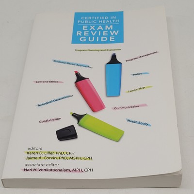 Certified in Public Health Exam Review Guide Book With Highlighting