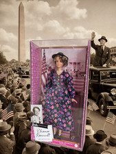 ELEANOR ROOSEVELT Barbie Doll GTJ79 by Mattel Inspiring Women Series Collection