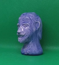 "Blue Monte Cristo" - Expensive Original Clay Sculpture. Hand made and glazed.