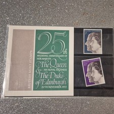 GB 1972 25th Anniversary Royal Wedding Presentation Pack No 45 U/M MNH (FR150)