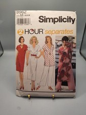 Simplicity 8962 Misses 2 Hour Separates Tunic...