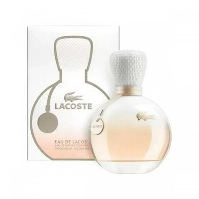 EAU DE LACOSTE BY LACOSTE 90ML 3.0 oz EDP SPRAY WOMEN NIB SEALED DISCONTINUED