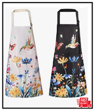 Floral Apron Women, 2 Pack Aprons for Women with Pockets, Waterproof Kitchen