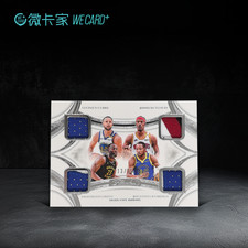 2024-25 Panini Flawless Stephen Curry Kuminga Butler III Green Quad Patch /25